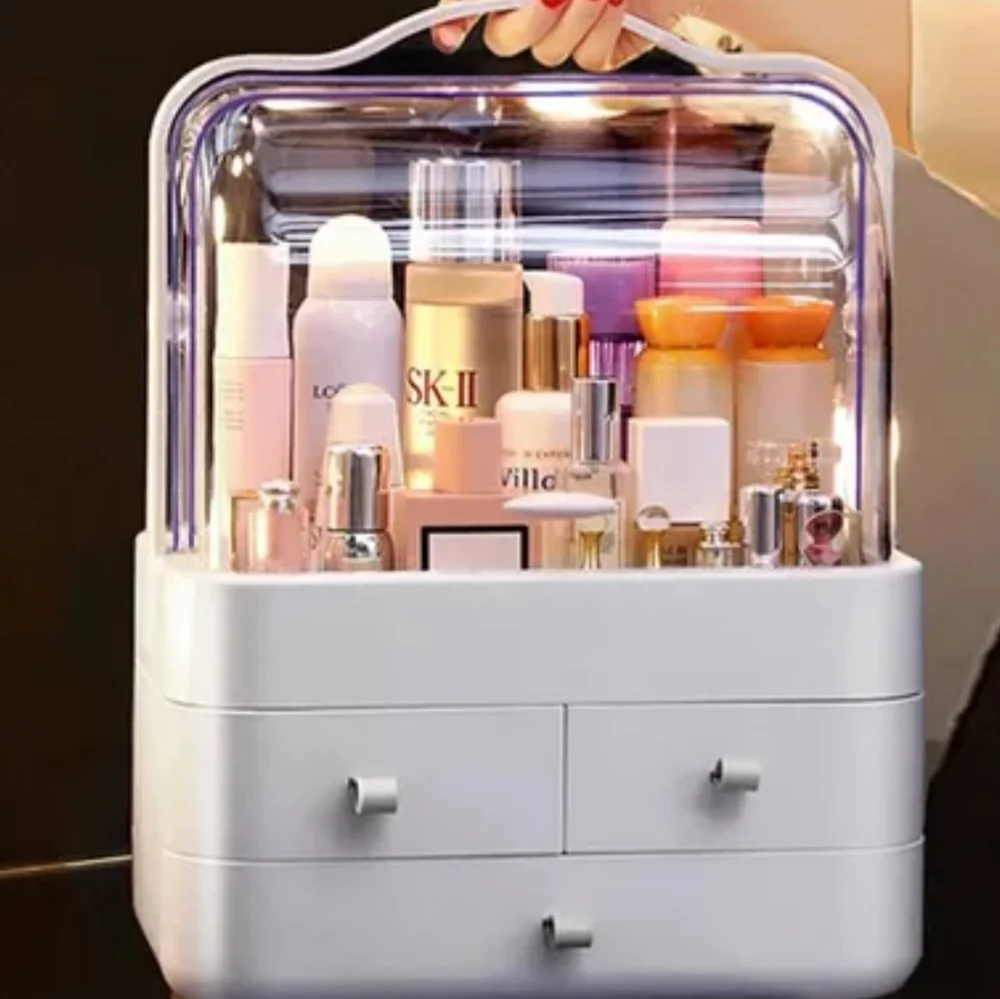 Cosmetic Storage Bin Large Dust and Water proof